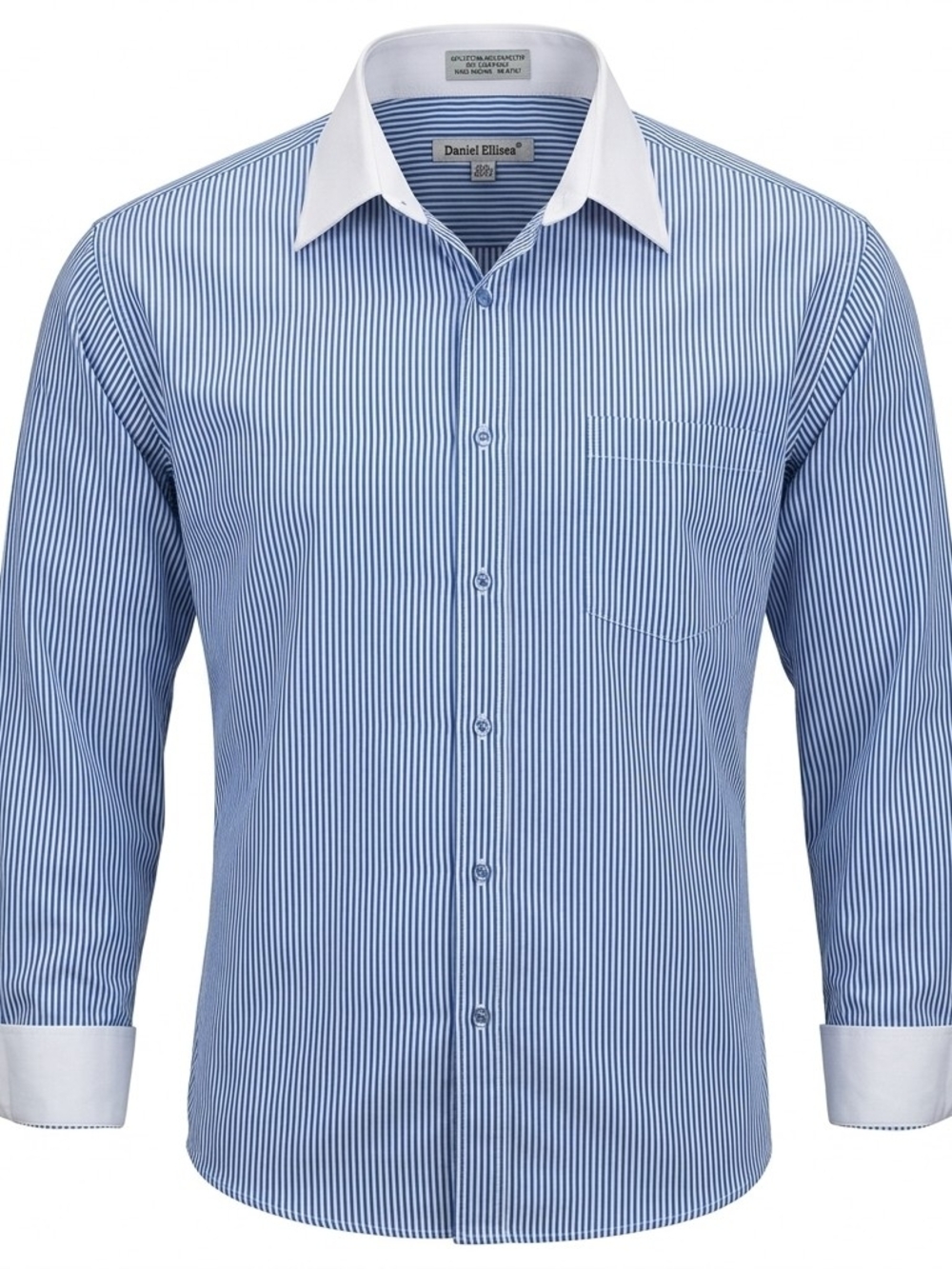 Daniel Ellissa Royal Purple Dress Shirt - Size 19 1/2 36-37